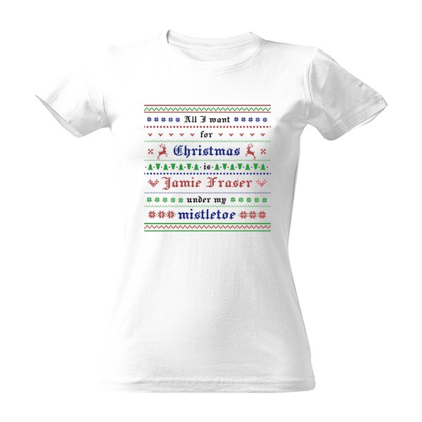 Tričko s potiskem All I want for Christmas is Fraser - 2