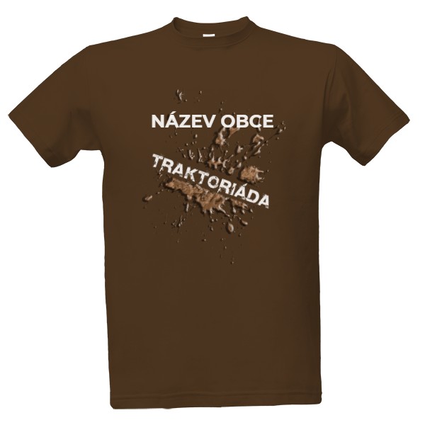 Tričko s potiskem TRAKTORIÁDA (volitelný název obce)
