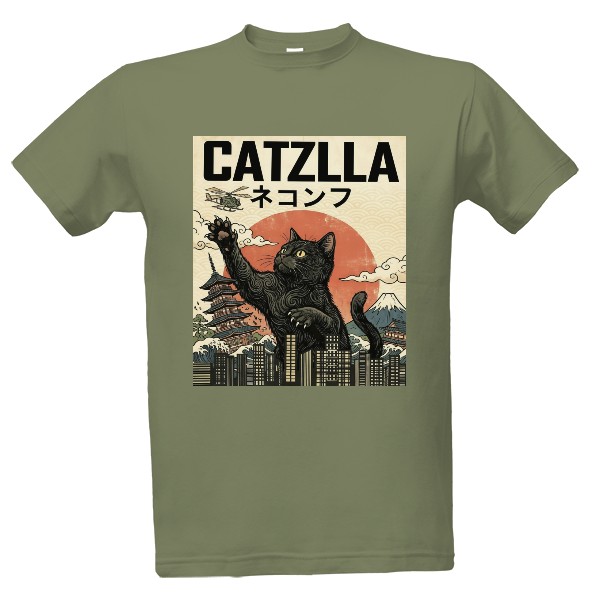 T-shirt Catzilla