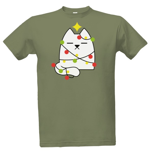 T-shirt Christmas cat