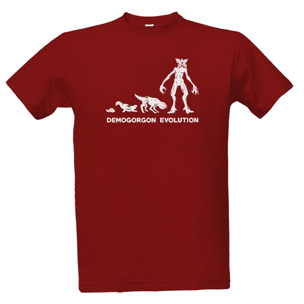 Tričko s potlačou Demogorgon Evolution