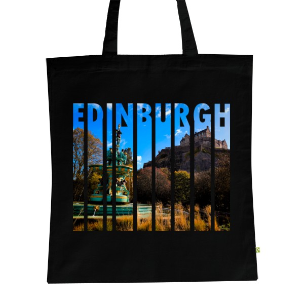 BIO Shopping Bag s potiskem Edinburgh - coloured photography