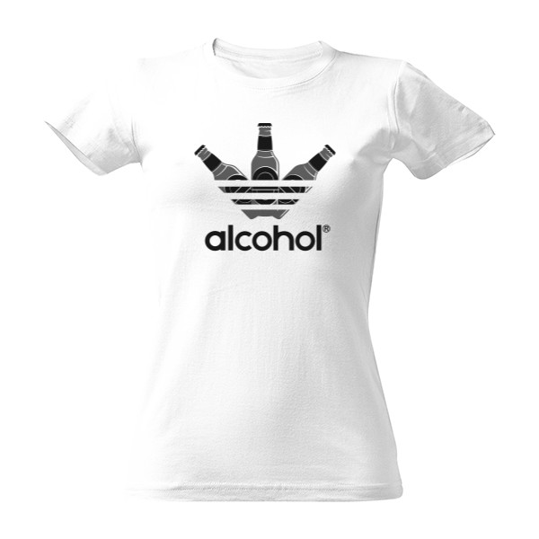 Tričko s potlačou Just Alcohol - Dámské