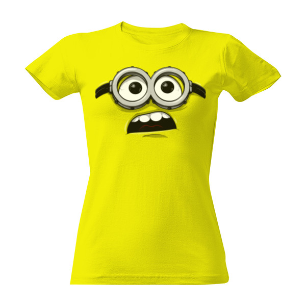 Tričko s potlačou Minion Confused face - Dámské