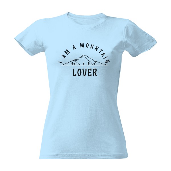 Mountain lover - black T-shirt
