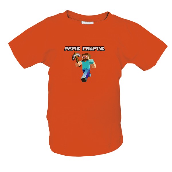 Tričko s potiskem Tričko s potiskem Tričko Pepík Craftík