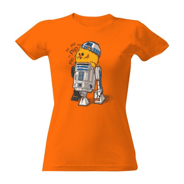 Tričko s potlačou R2D2 kuře - Dámské