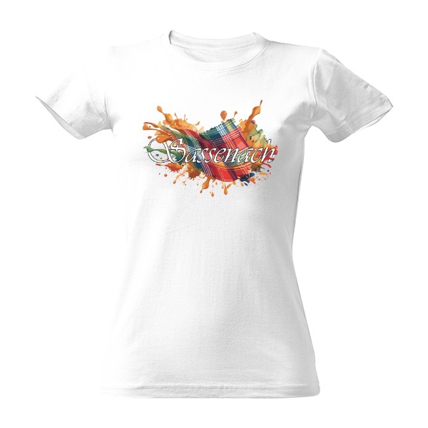 Tričko s potlačou Sassenach tartan