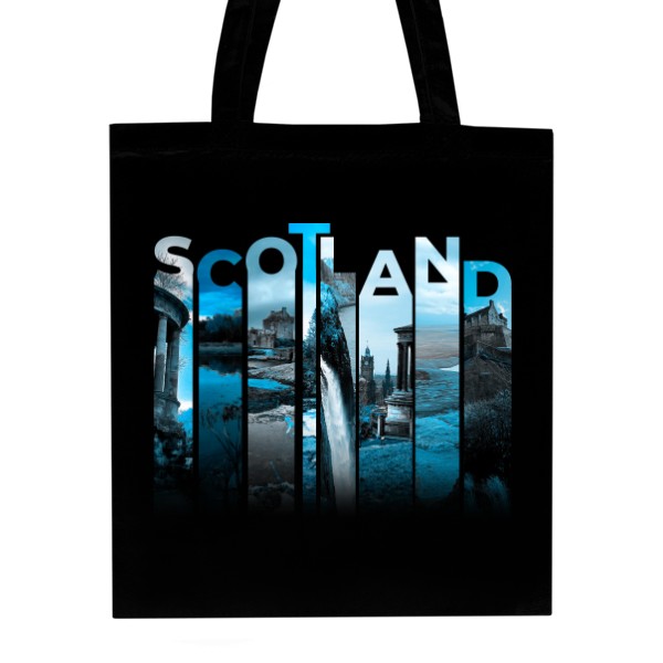 Unisex Cotton Bag s potiskem Scotland name with photos