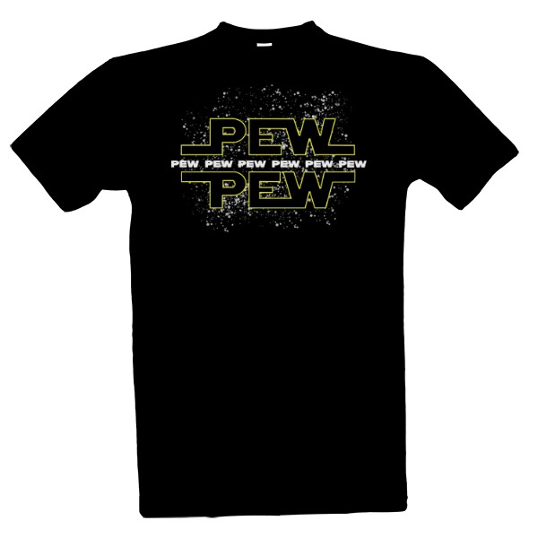 Tričko s potlačou Star Wars Pew Pew