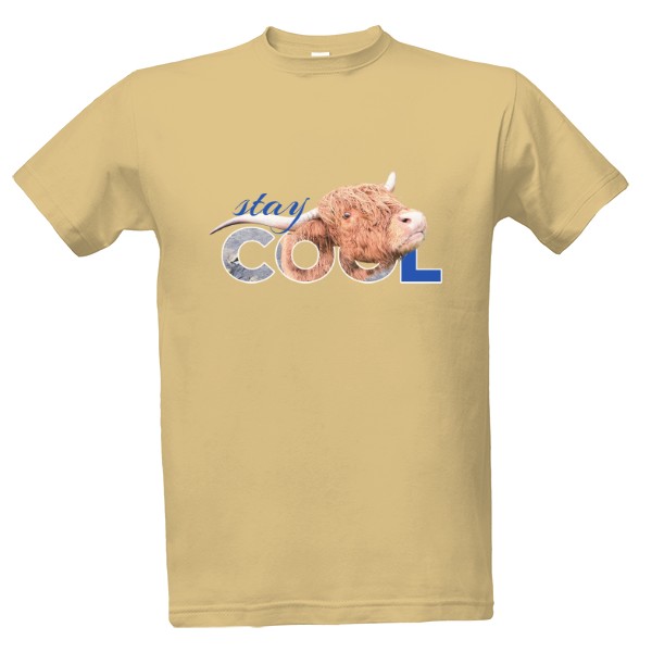 Tričko s potiskem Stay COO-L