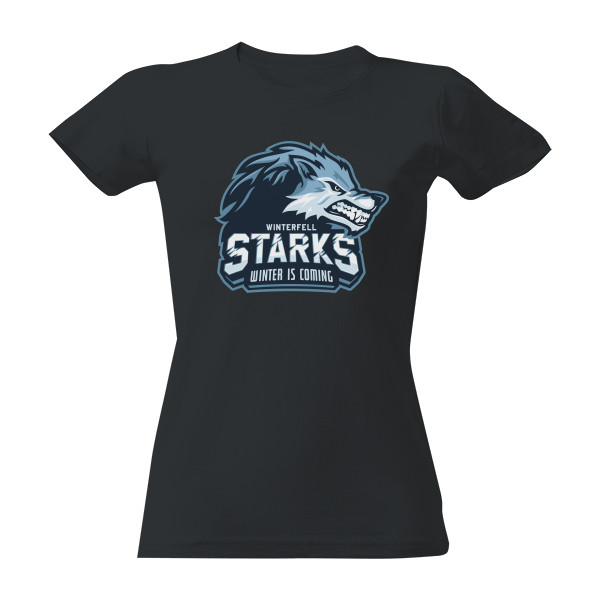 Tričko s potlačou Team Winterfell Starks - Dámské