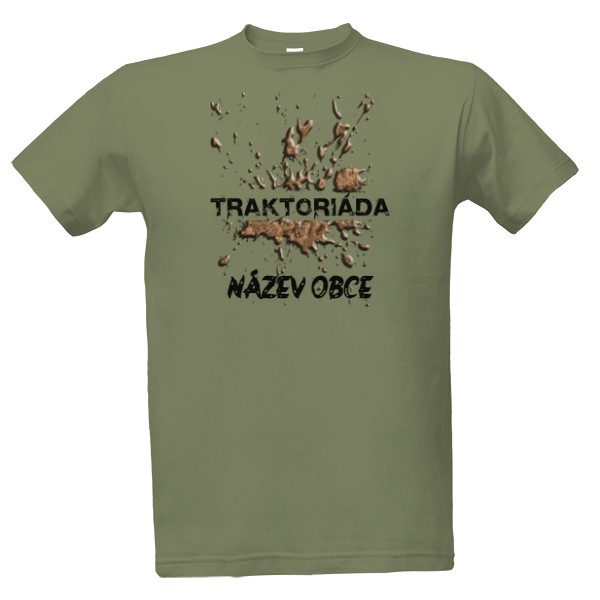 Tričko s potiskem TRAKRORIÁDA (volitelný název obce)