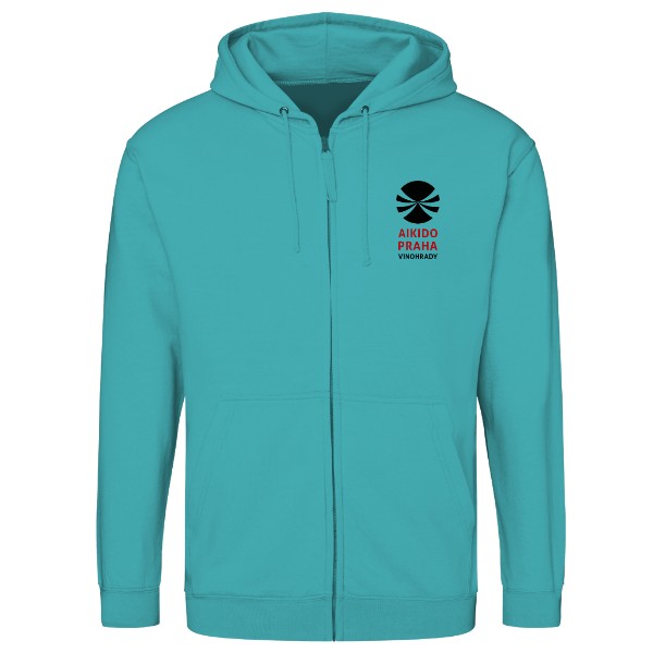 Unisex zip sweatshirt Unisex hoody with Aikido caligraphy