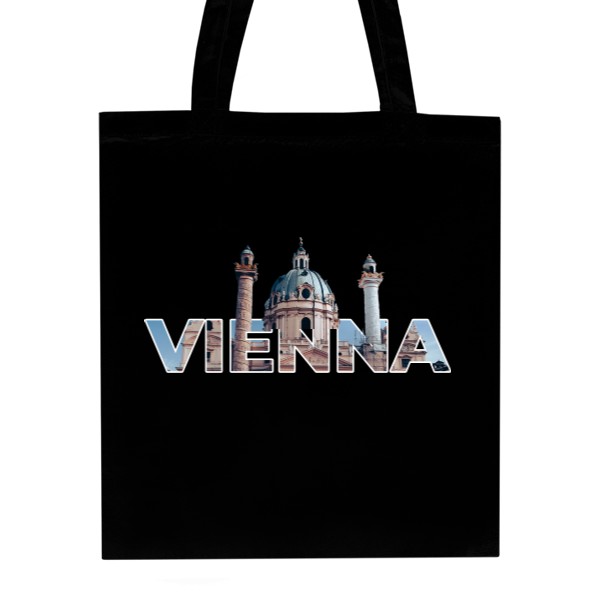 Unisex Cotton Bag s potiskem Vienna photo title